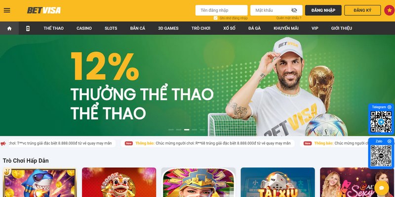 Ứng dụng chơi game tại Betvisa được đông đảo người chơi lựa chọn