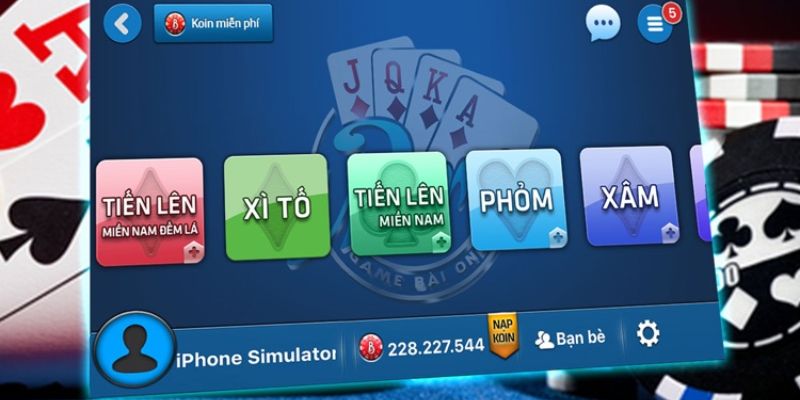 Bước 3: Nạp tiền và lựa chọn game bài đổi thưởng yêu thích