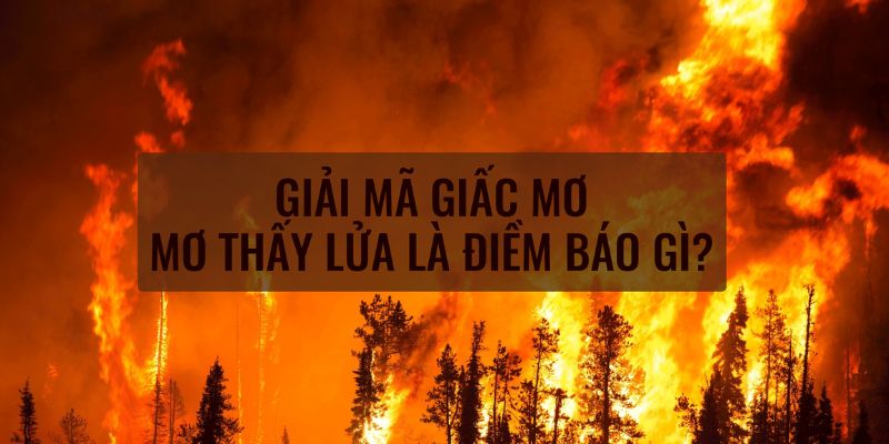 Về giấc mơ thấy lửa