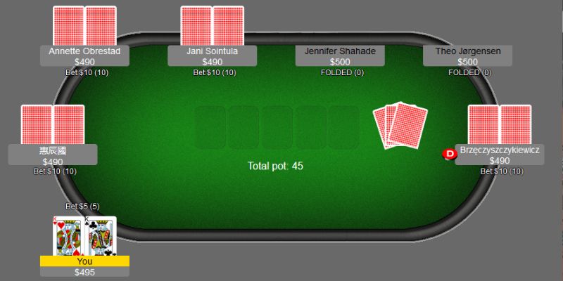 Trải nghiệm chơi poker online tiền thật qua trang “demo”